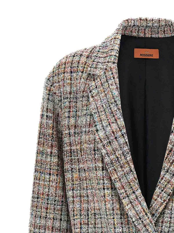 Blazer Doppiopetto Boucl