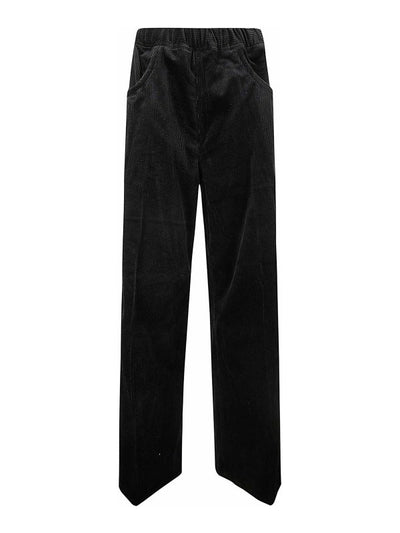 Pantaloni Larghi Casual Con Coulisse In Vita