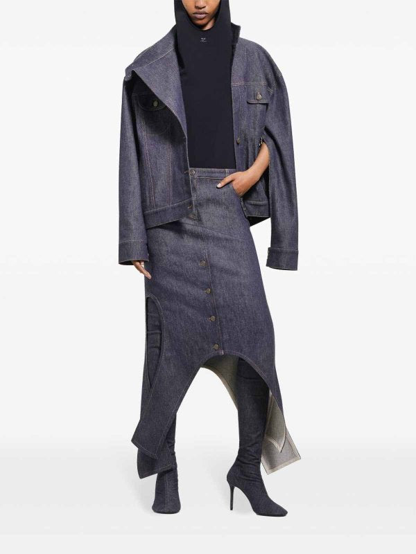 Giacca Di Jeans Oversize