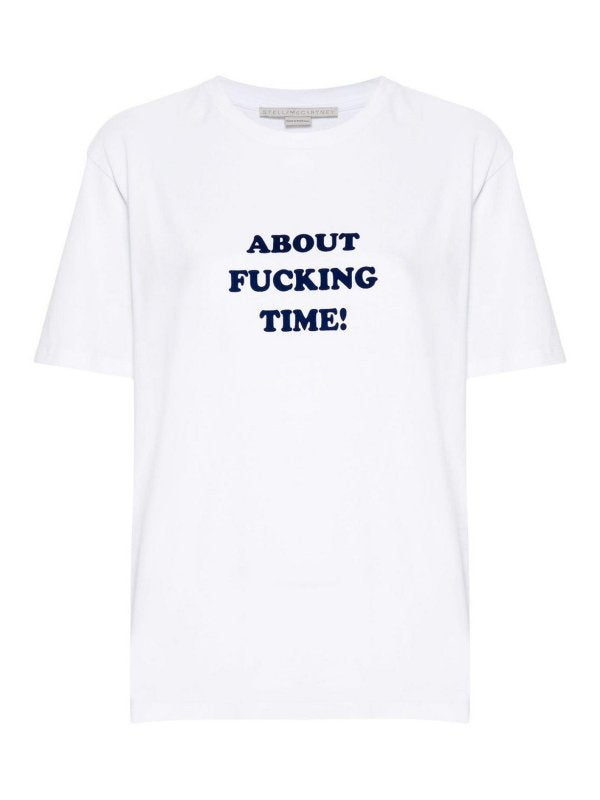 T-shirt In Cotone About Time