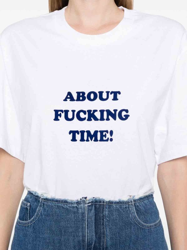 T-shirt In Cotone About Time