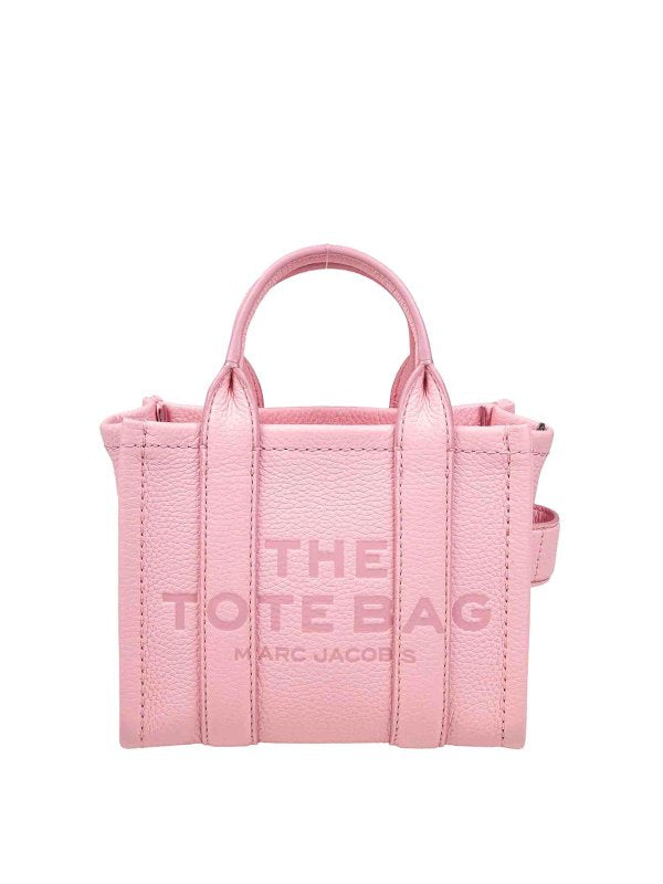 Mini Tote In Pelle Colore Rosa