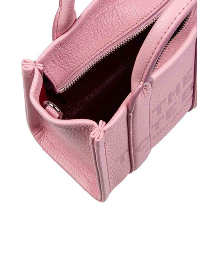 Mini Tote In Pelle Colore Rosa