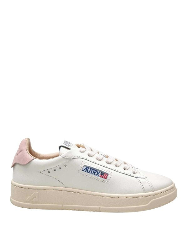 Sneakers Dallas In Pelle Colroe Bianco/rosa