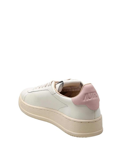 Sneakers Dallas In Pelle Colroe Bianco/rosa