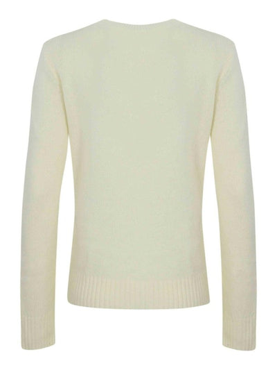 Maglia In Lana E Cashmere Con Ricamo