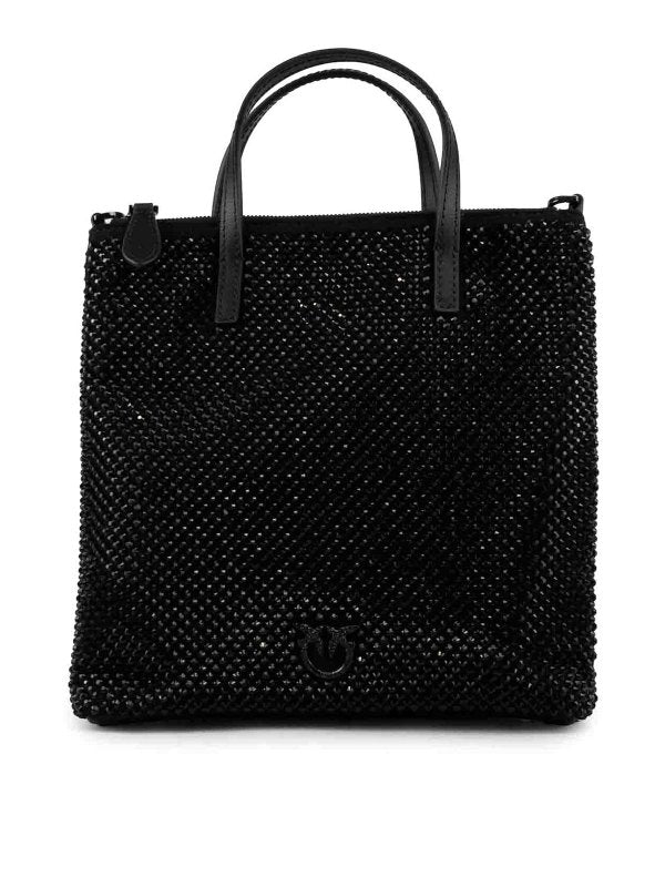 Borsa Shopper Con Strass Gioiello