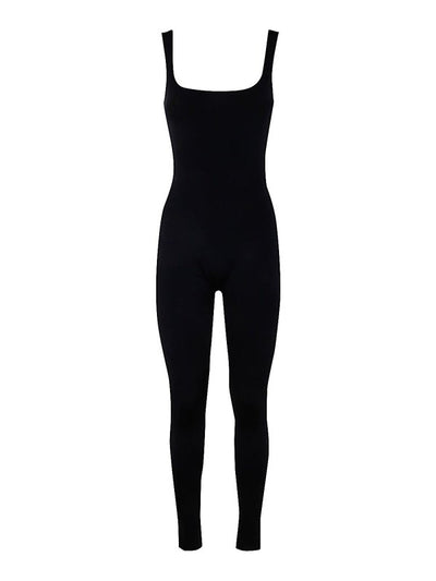 Catsuit Con Collo Quadrato - Nylon Spandex