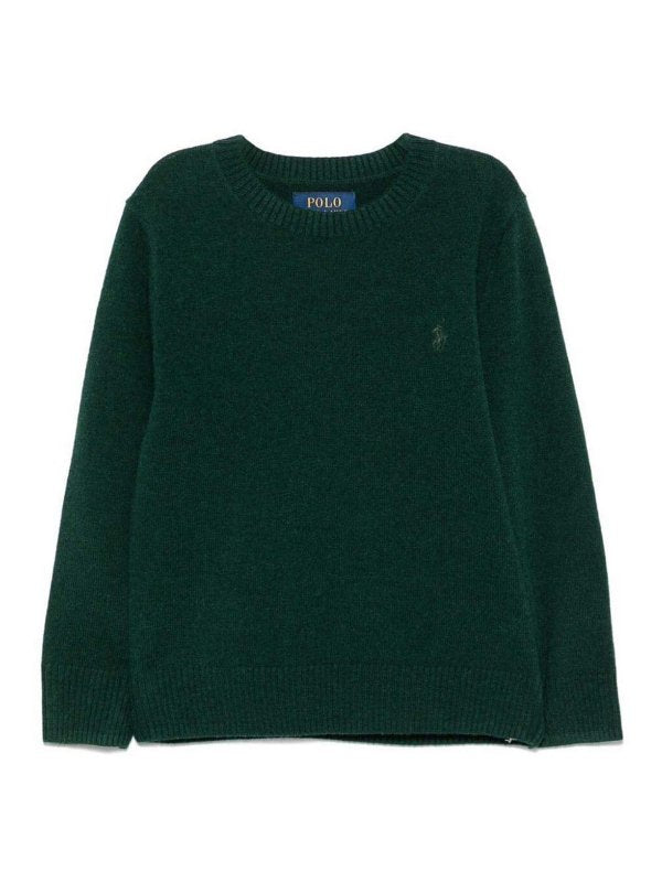 Pullover Maglione Tono Su Tono Ls Cn