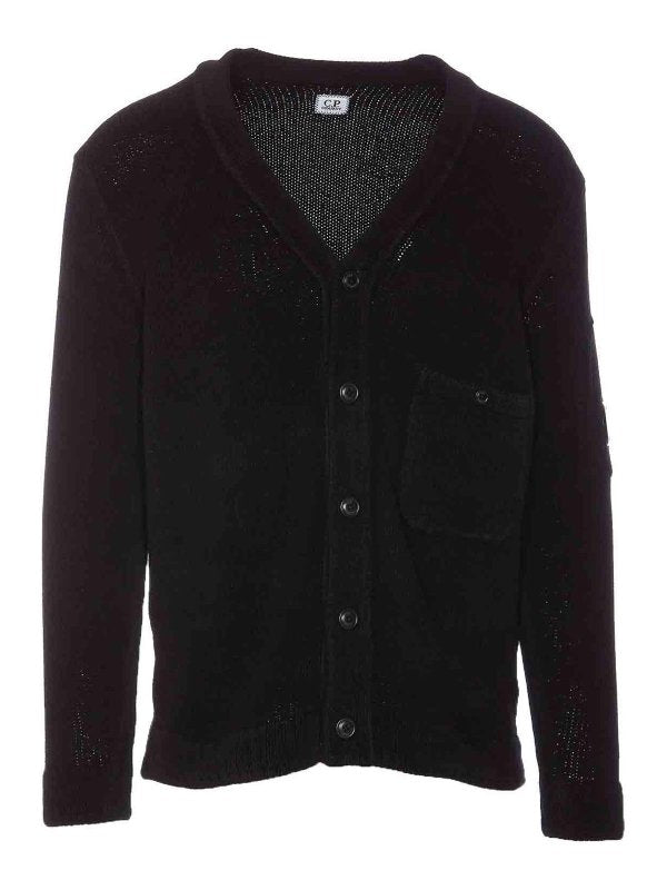 Cardigan In Maglia Nera