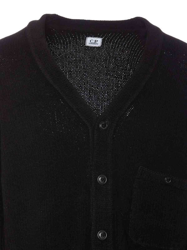 Cardigan In Maglia Nera