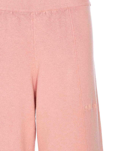 Pantaloni In Maglia Rosa