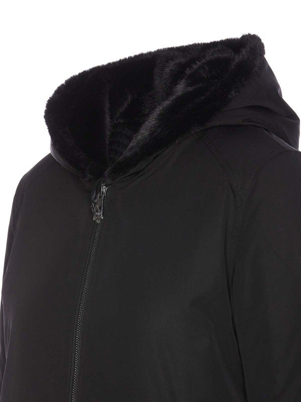 Black Reversible Parka