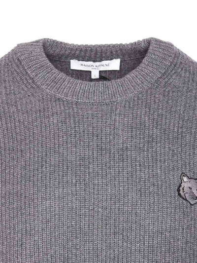 Maglione Con Logo Patch Testa Di Volpe Audace