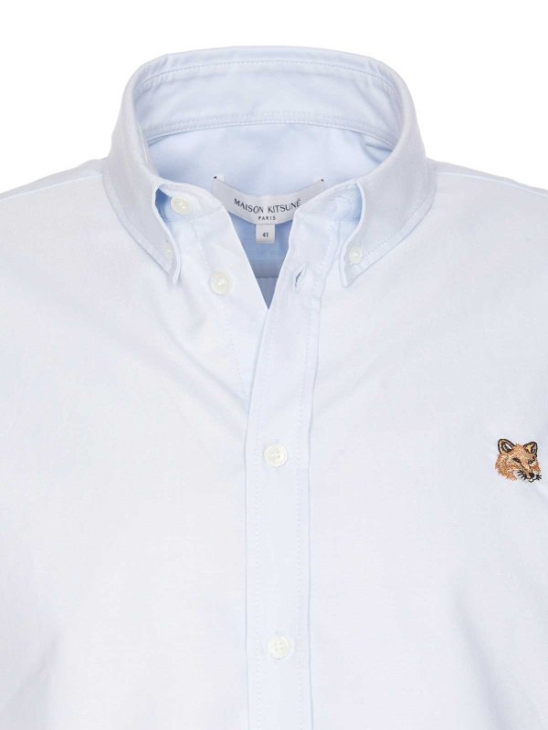 Camicia Con Toppa Con Mini Testa Di Volpe