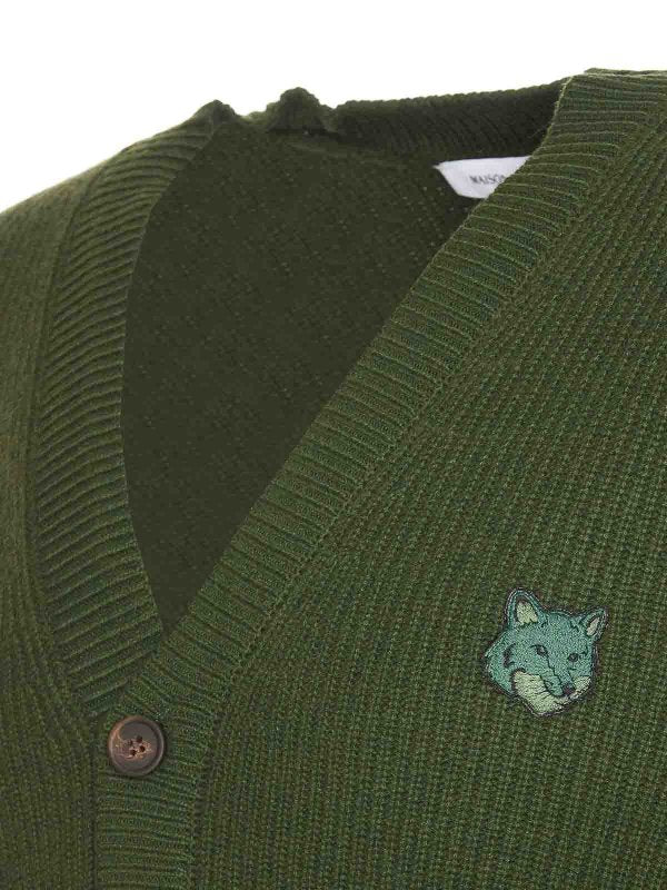 Cardigan Verde Maison Kitsune