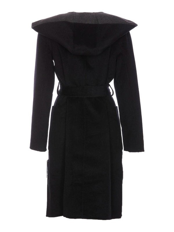 Cappotto Reversibile Nero E Grigio