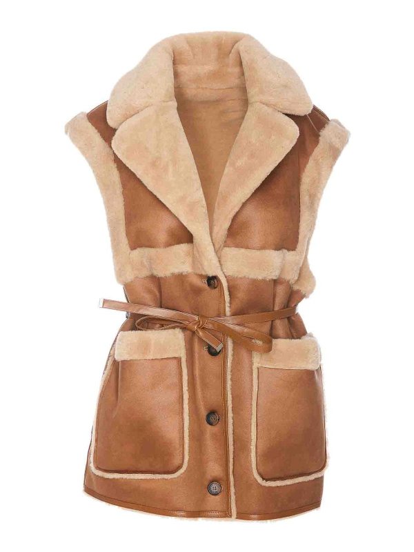 Gilet Reversibile Marrone