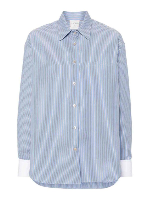 Camicia Chic A Righe Oxford