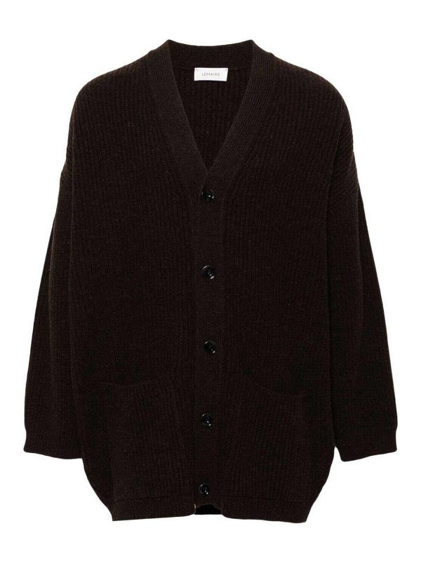 Cappotto Cardigan In Feltro