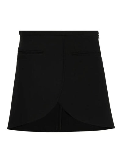 Ellipse Heritage Crepe Mini Skirt