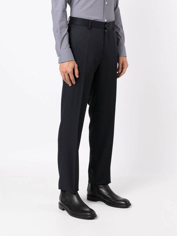 Pantaloni Slim H-genius In Lana Vergine