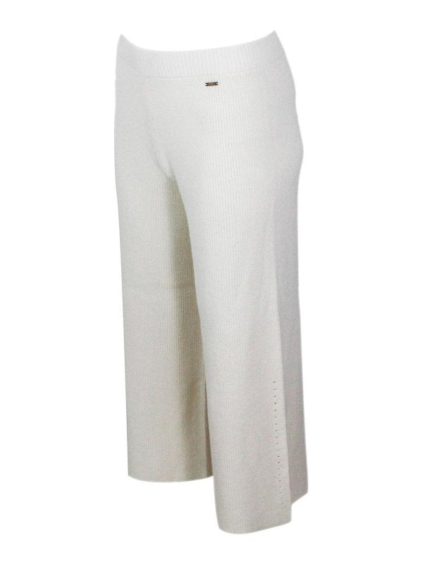 Pantaloni Crema