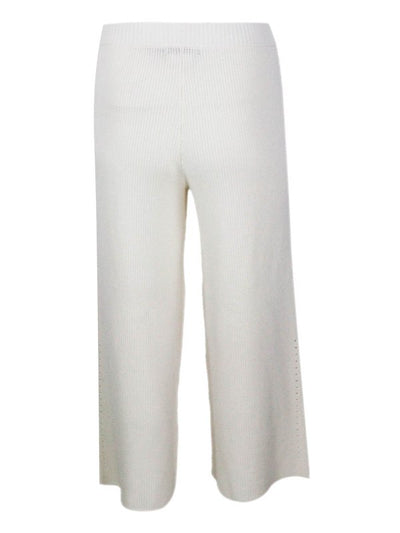 Pantaloni Crema