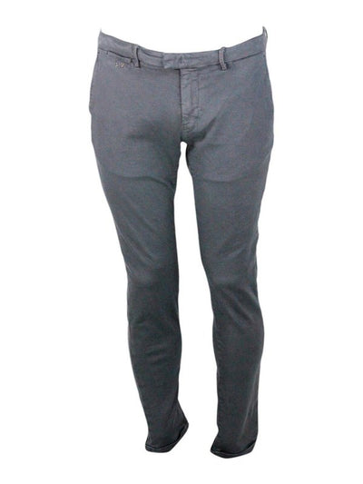 Pantaloni Grigio Acciaio