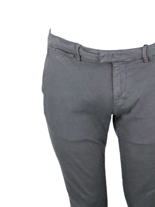 Pantaloni Grigio Acciaio