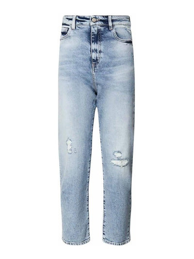 Jeans Karolina In Denim Di Cotone