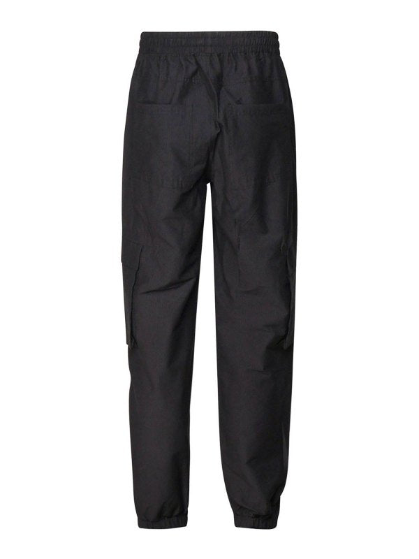 Pantaloni Cargo In Misto Cotone