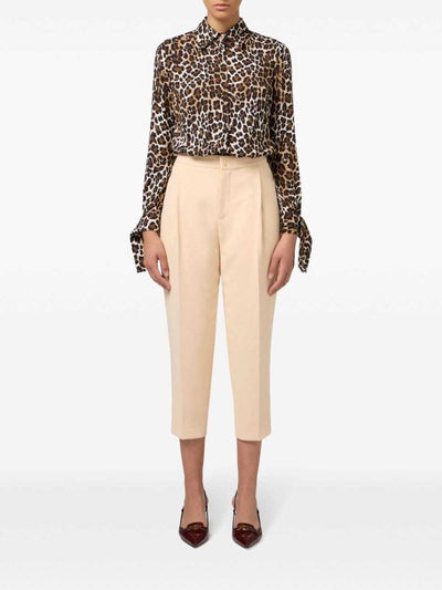 Camicia In Georgette Animalier