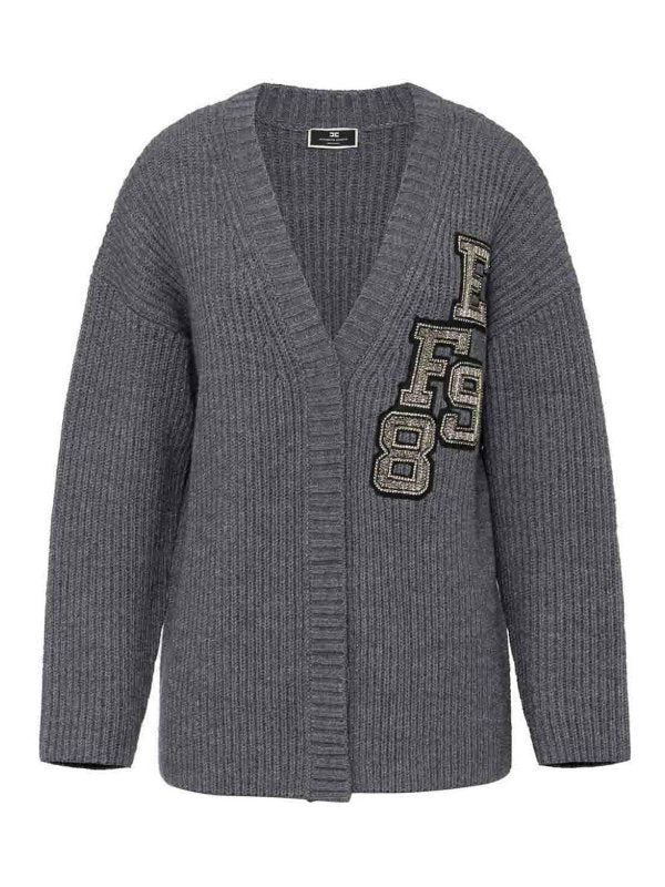 Cardigan In Lana A Costa Inglese