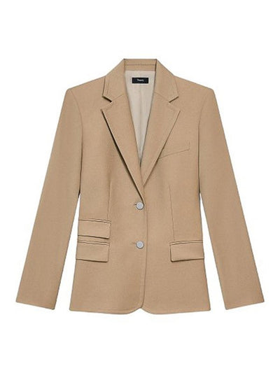 Blazer Sartoriale In Elegante Flanella