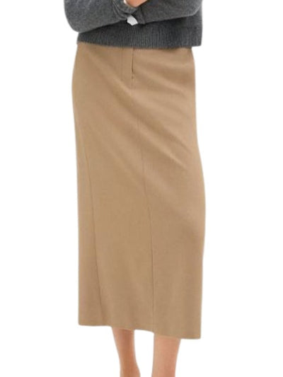 Gonna Maxi Pantalone In Flanella Stretch