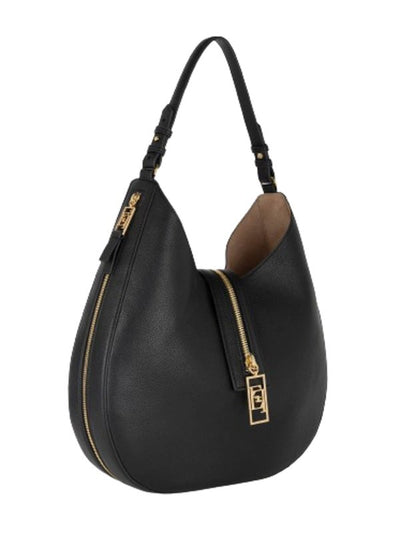 Borsa Hobo Grande In Materiale Effetto Pelle