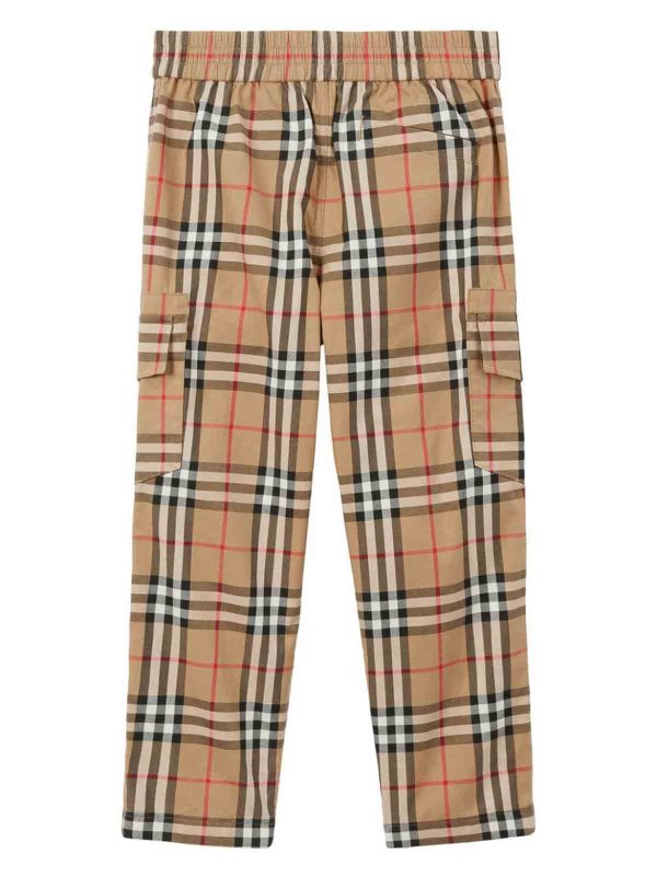 Pantaloni  Con Motivo Vintage Check