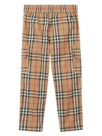 Pantaloni  Con Motivo Vintage Check