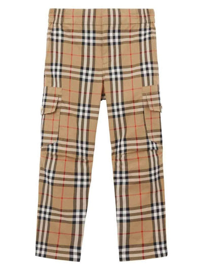 Pantaloni  Con Motivo Vintage Check