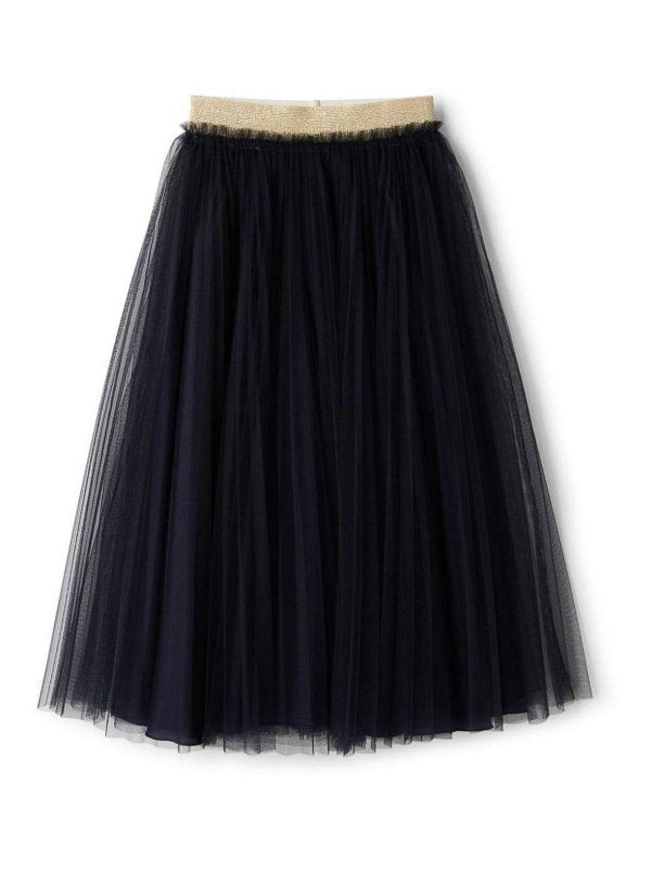 Gonna In Tulle Con Cintura Glitterata