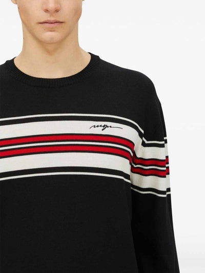 Maglione A Righe Sul Petto