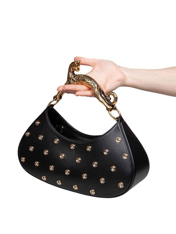 Borsa Hobo Cat Larga In Pelle