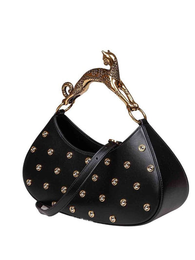 Borsa Hobo Cat Larga In Pelle