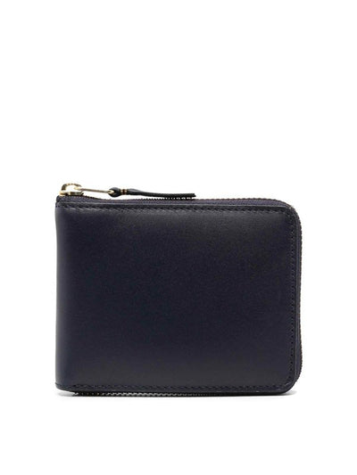 Portafoglio Classic Leather Blu Navy