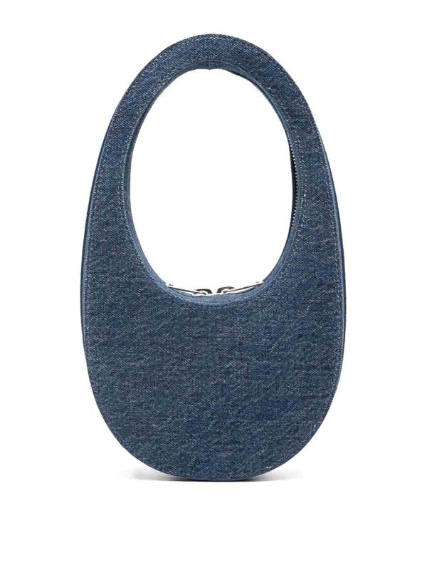 Mini Borsa A Scorrimento In Denim