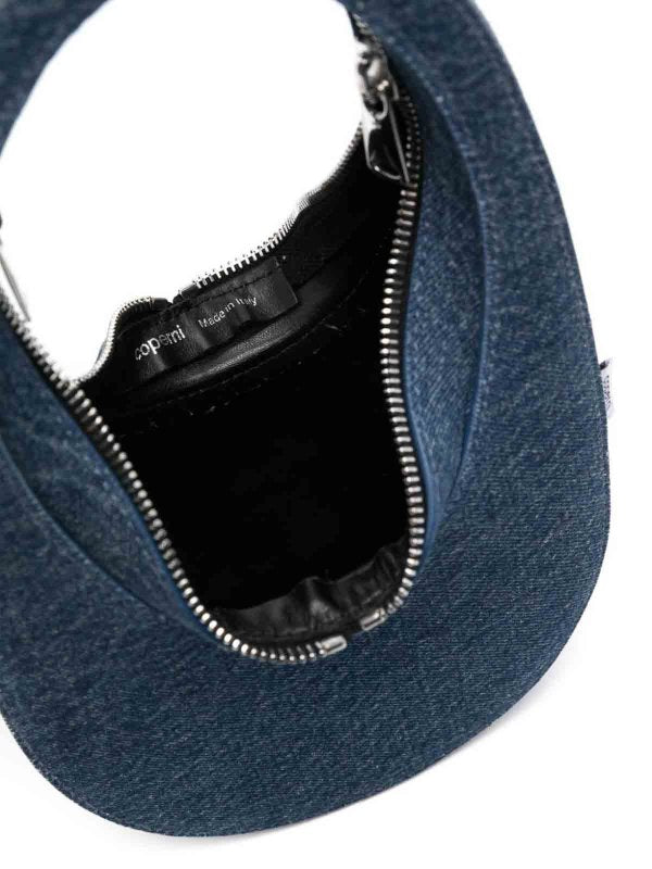 Mini Borsa A Scorrimento In Denim