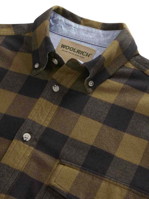 Camicia Scozzese In Camoscio