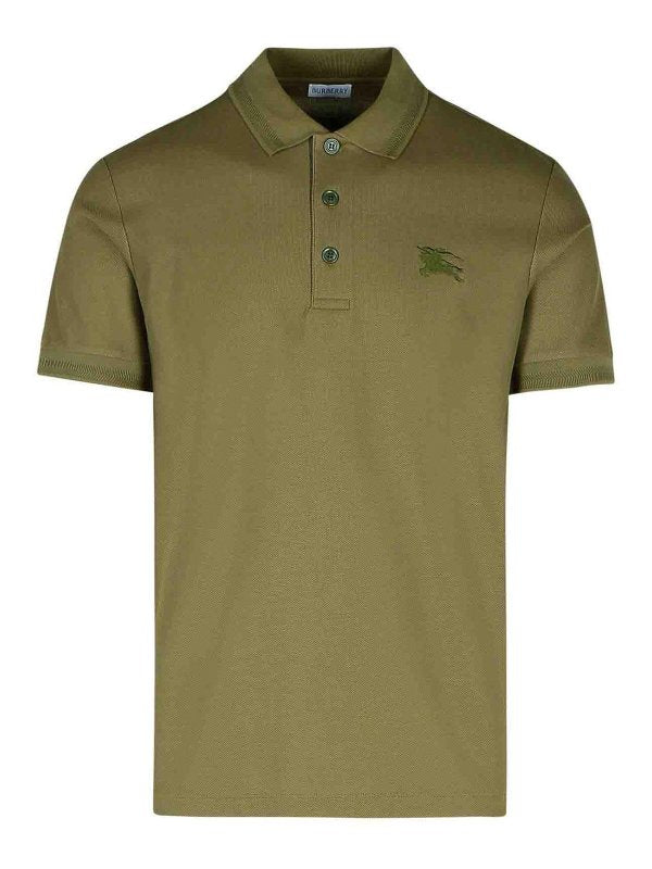 Polo Eddie In Cotone Verde