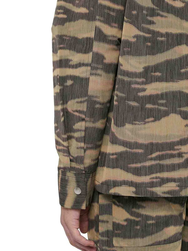 Overshirt Stampa Camouflage